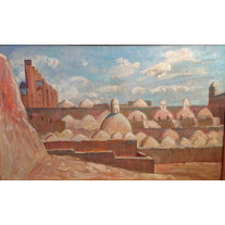 Крыши Хивы. Roofs of Khiva.